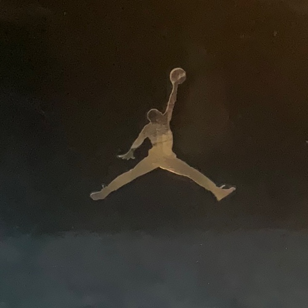 Jordan White and Black Basketball Sneakers